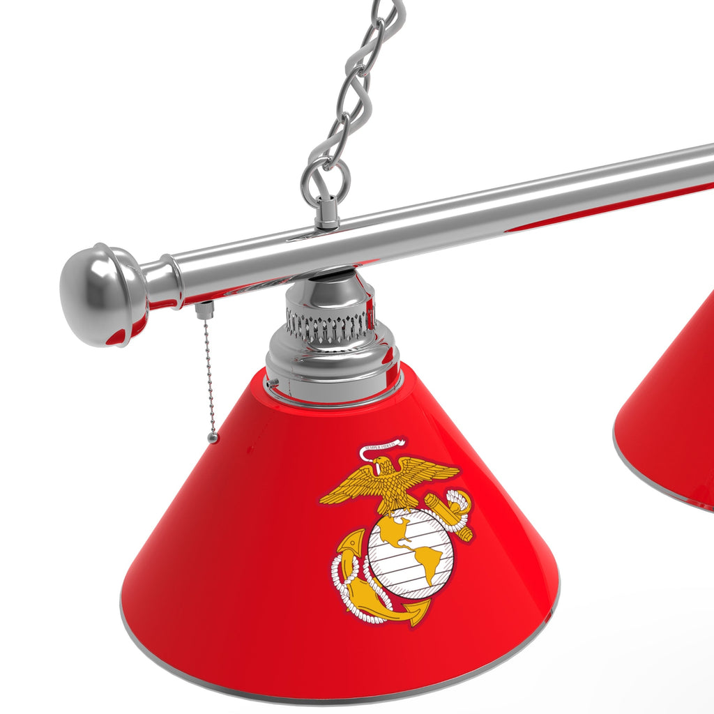 Marines EGA 3 Shade Billiard Light (Red)
