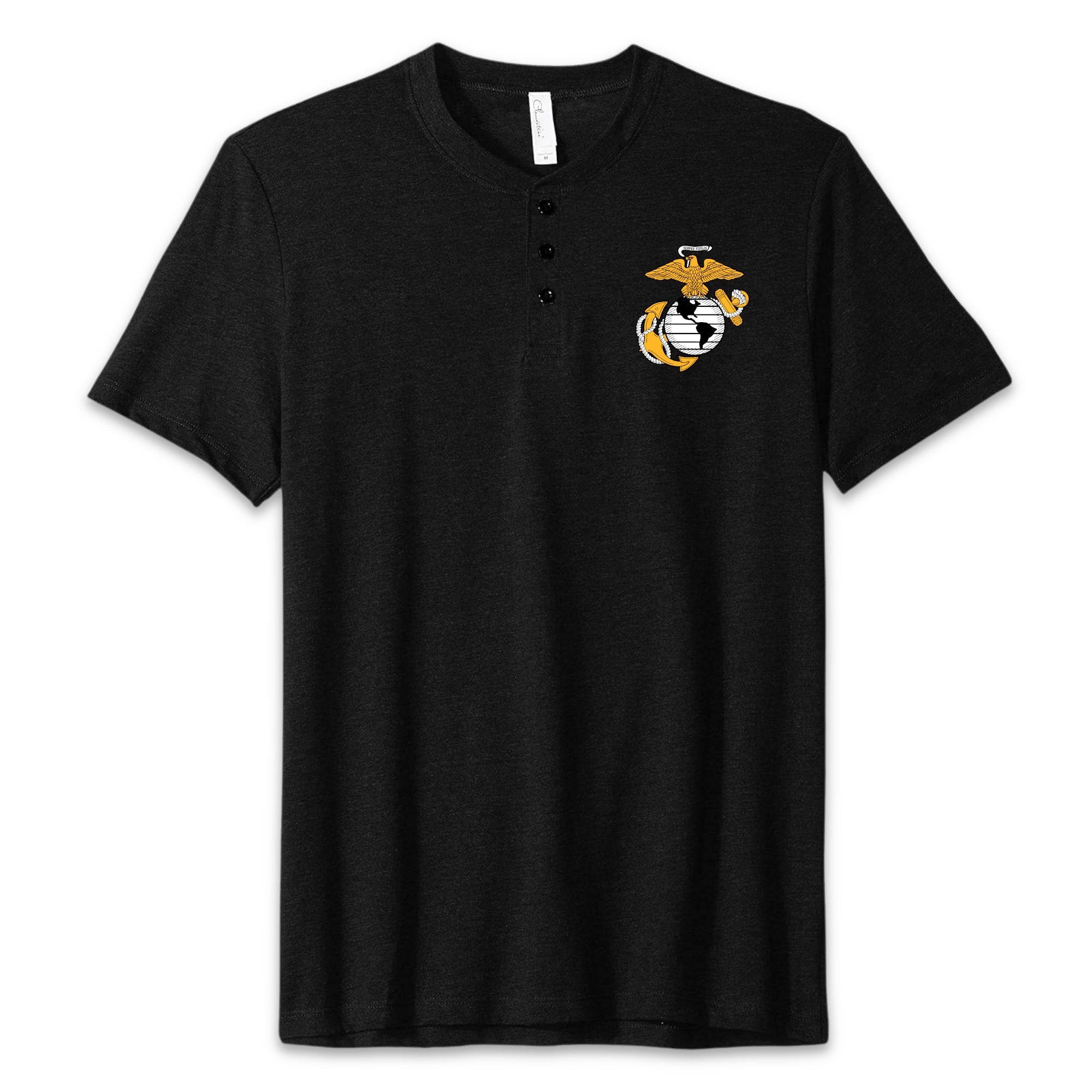 Marines EGA Mens Henley T-Shirt