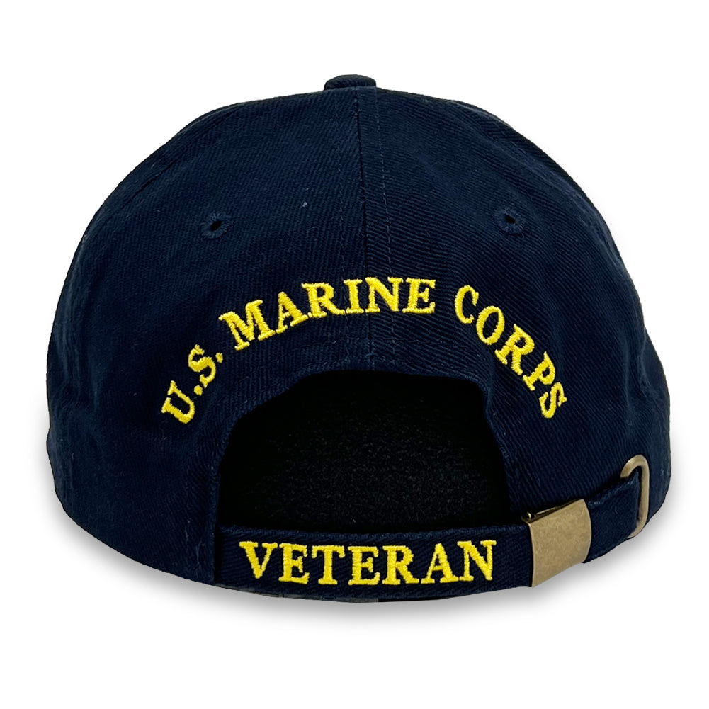 Marine Veteran Wreath Hat (Navy)