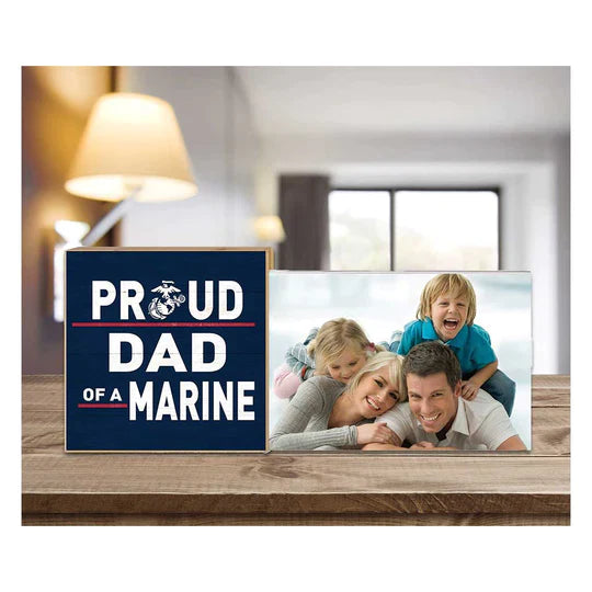 Marines Floating Picture Frame Military Proud Dad*