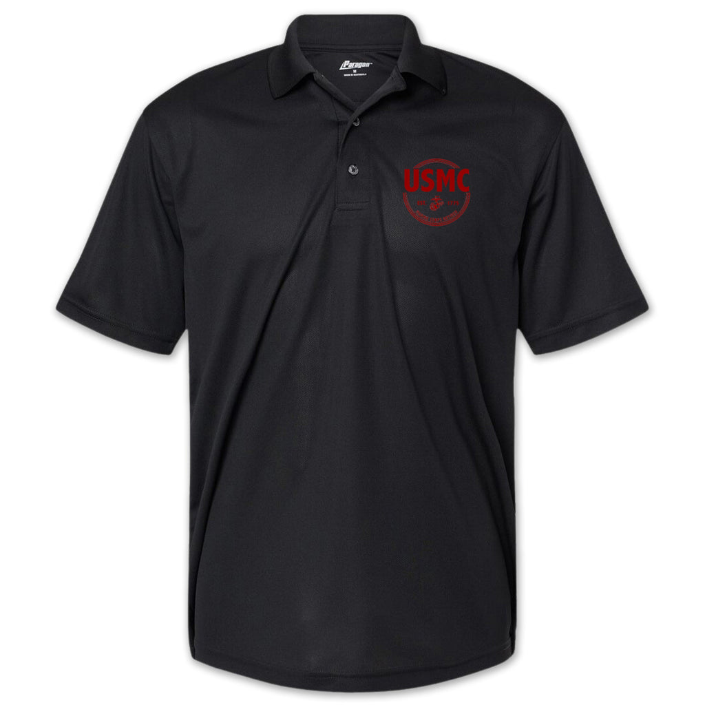 Marines Retired Performance Polo