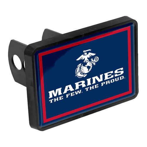 Marines The Few The Proud Universal Hitch Cover (Black)