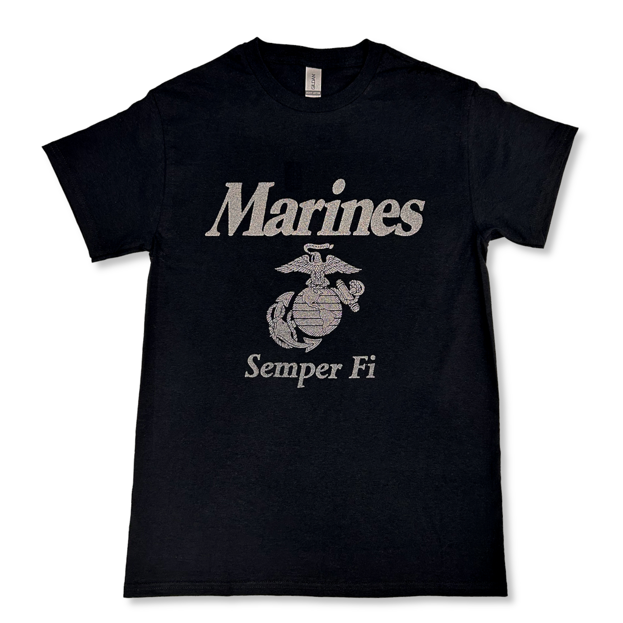 Marines Reflective PT T-Shirt (Black)