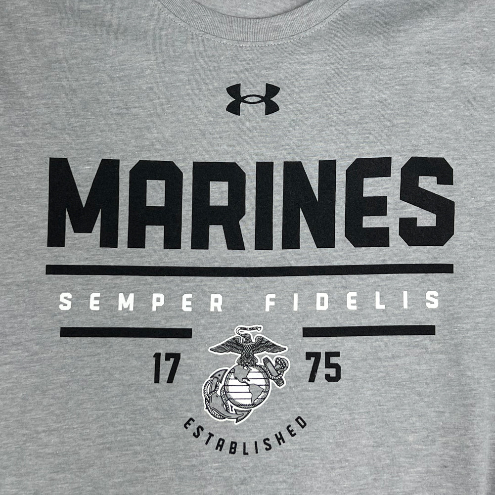 USMC Sweatshirts: Marines Under Armour Oorah Armour Fleece Hoodie in Black