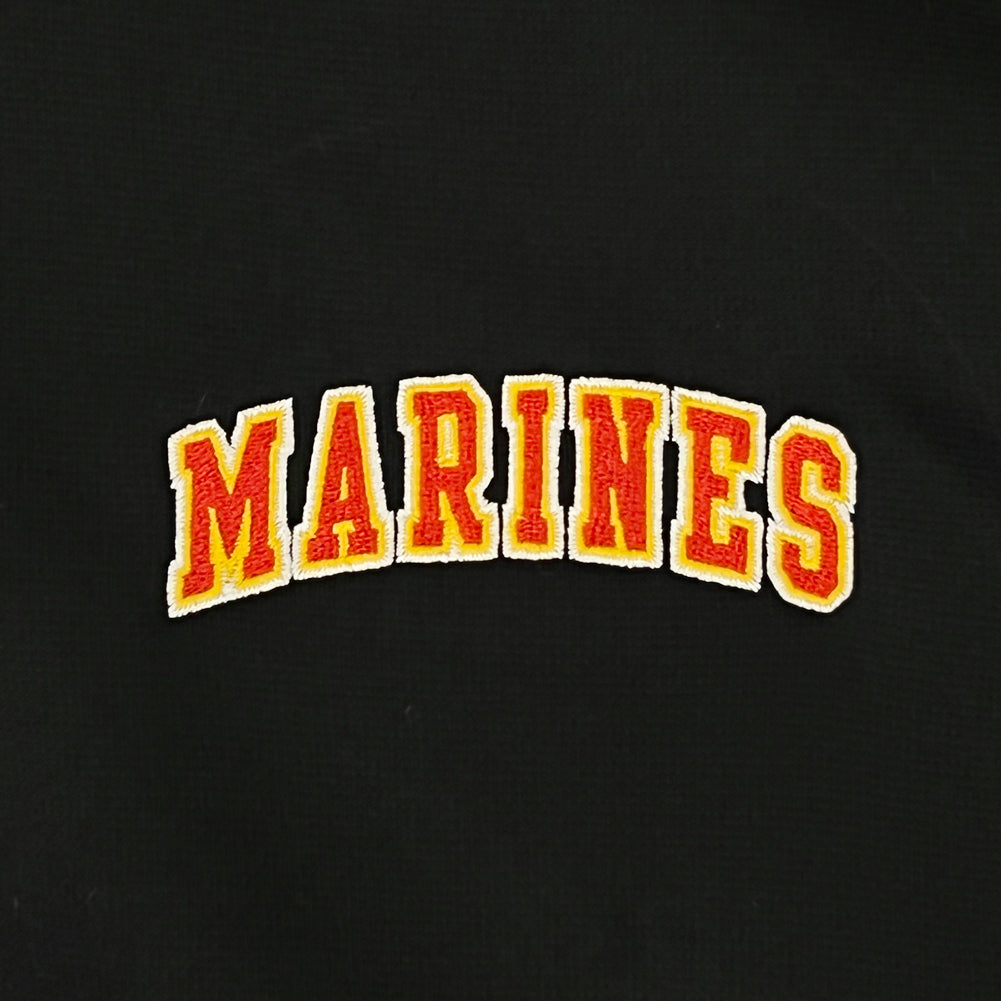Marines Under Armour Fleece 1/2 Zip (Black)