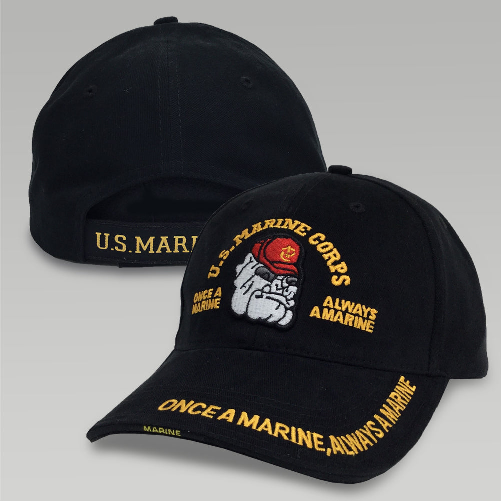 Deluxe Marine Bulldog Low Profile Hat