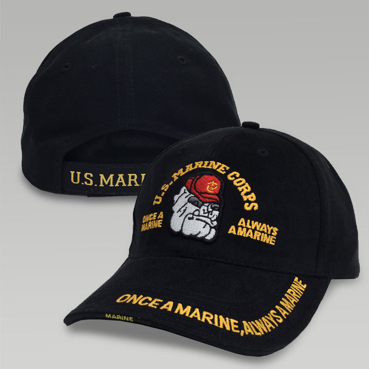 Deluxe Marine Bulldog Low Profile Hat