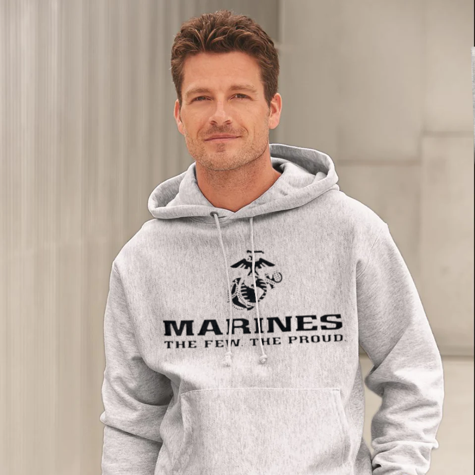 Champion top usmc hoodie