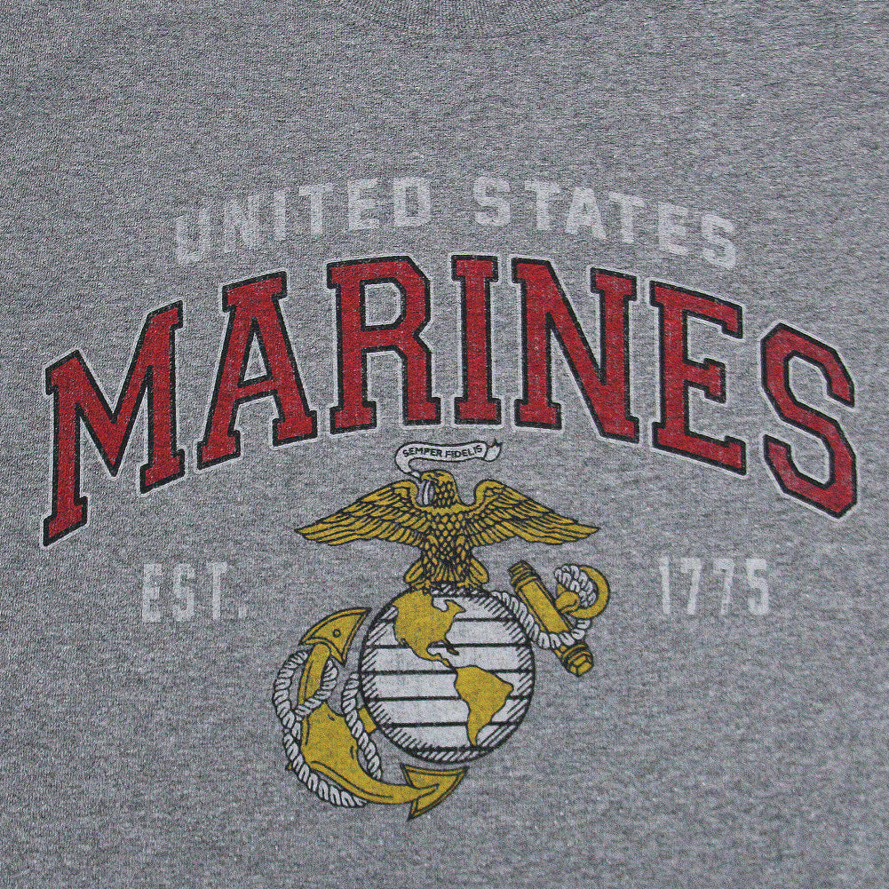 Marines Globe Est. 1775 T-Shirt (Grey)