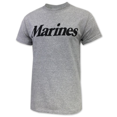 Marines Logo Core T-Shirt (Grey)