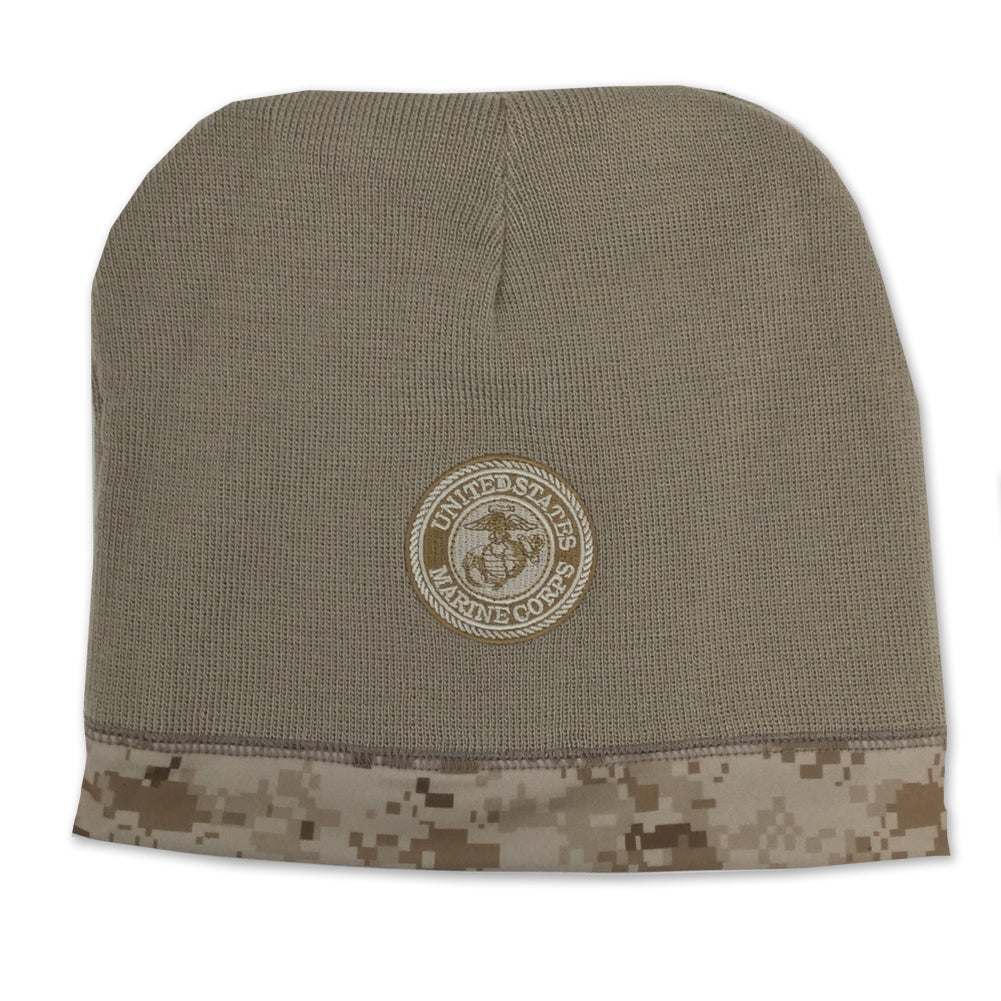 Marines Reversible Beanie (Tan)