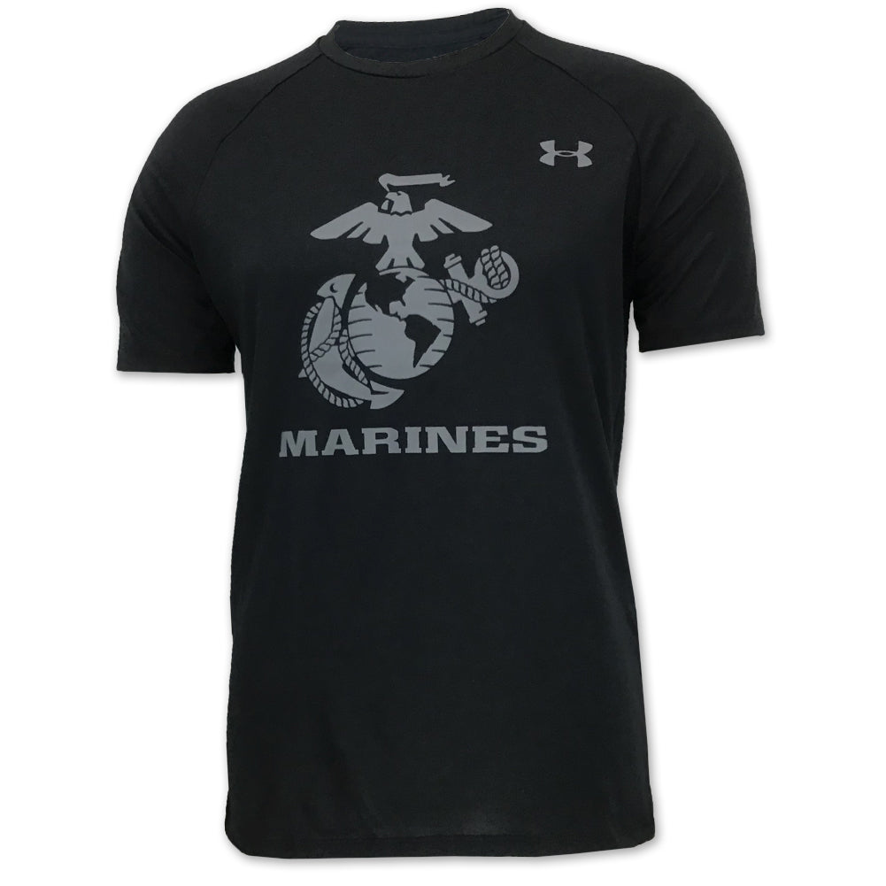 Marines Under Armour Oorah Tech T-Shirt (Black)