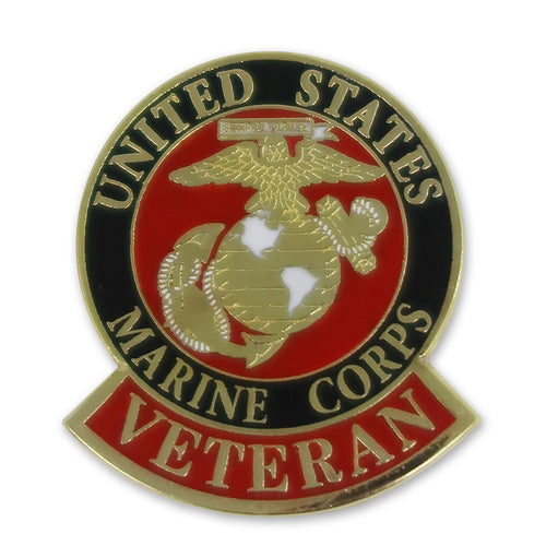 United States Marine Corps Veteran Lapel Pin