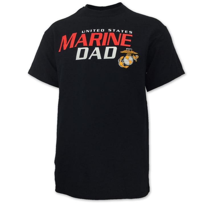 United States Marine Dad T-Shirt (Black)