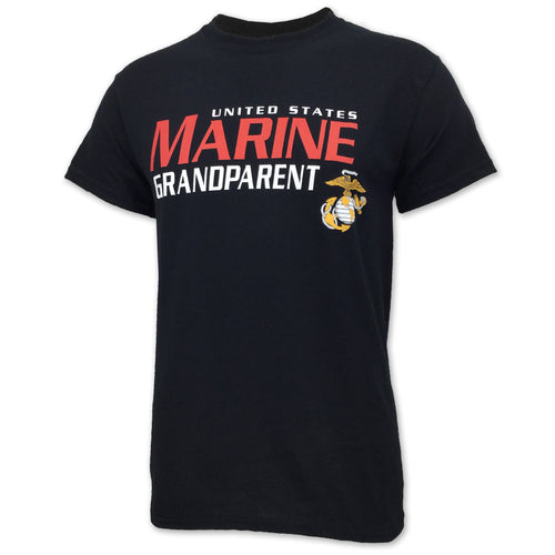 United States Marine Grandparent T-Shirt (Black)