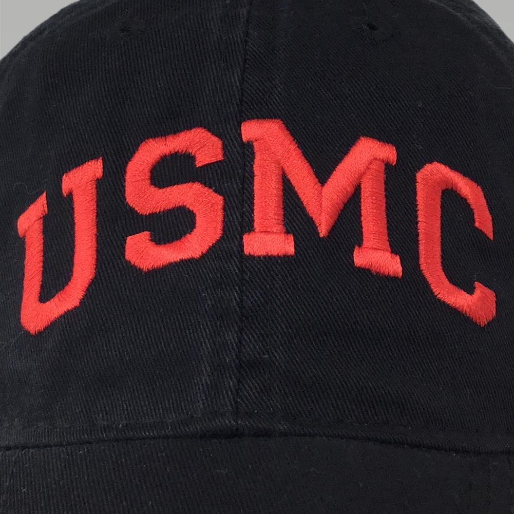 USMC ARCH HAT (BLACK) 1