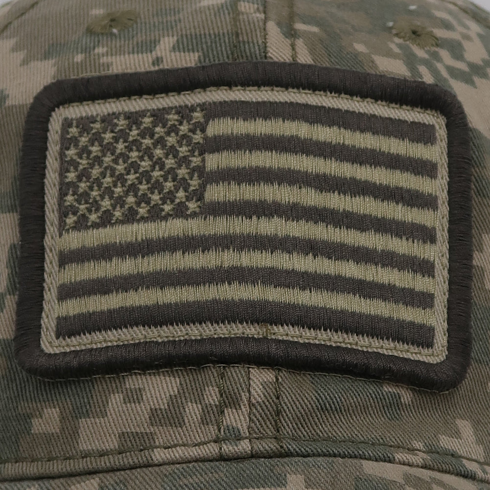 USMC DIGI CAMO FLAG HAT (CAMO)