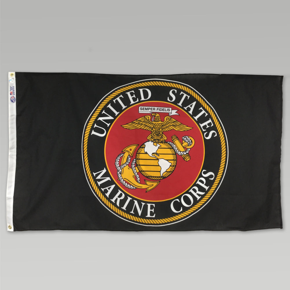 USMC Flag 3X5 (Black)