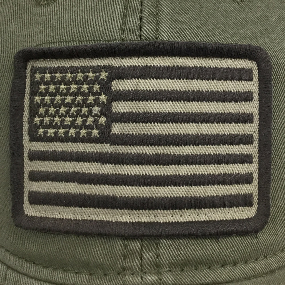 USMC Patch Flag Hat (Moss)