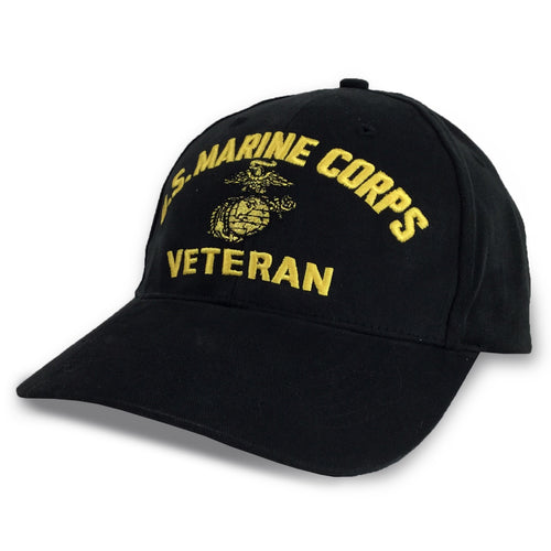 USMC Veteran Hat (Black)